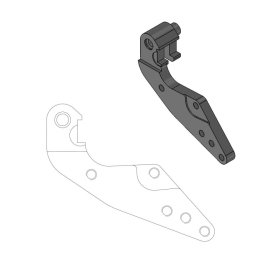 MOTO-MASTER Rally / Dakar Front Brake Caliper Adaptor 298mm BMW / Husqvarna / KTM / SWM 125-650 95-20