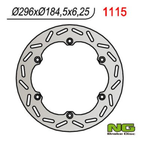 NG BRAKES Front/Rear Fixed Brake Disc 296mm Honda GL / GLX / ST 1100-1500cc 82-00