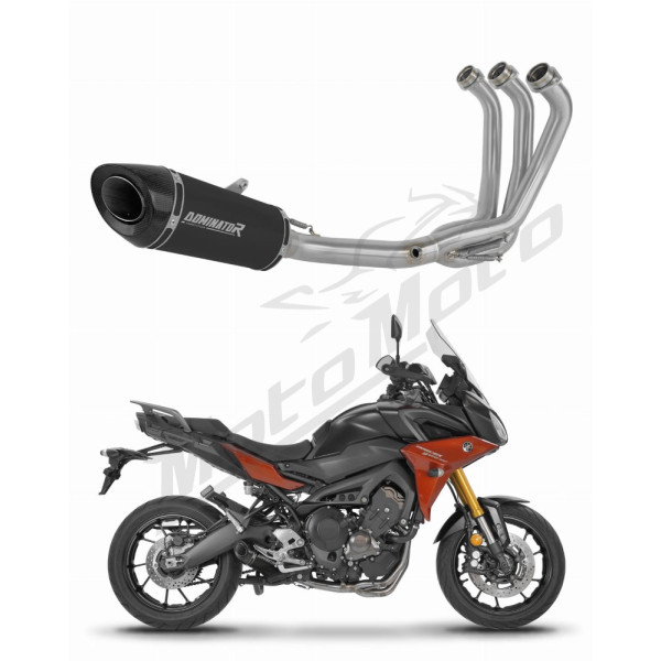 Yamaha MT 09 Tracer 900 / GT 2015-2020 Dominator Full Exhaust System Collector Silencer HP8 BLACK + dB killer