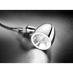 Kellermann Bullet 1000 PL White chrome with clear glass