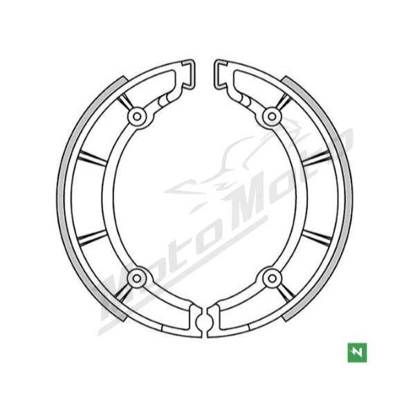 Newfren rear brake shoes Moto Guzzi V7 700cc 67-76