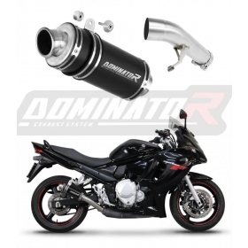 Exhaust silencer Dominator GP1 Black Suzuki GSX 650 F 2007 - 2016