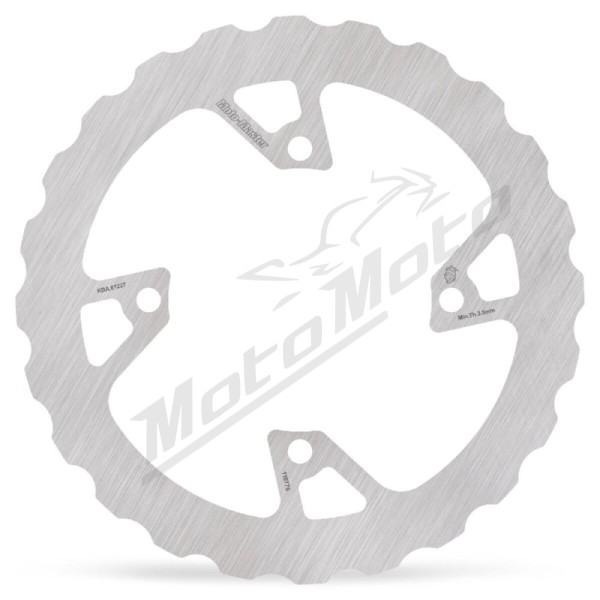 MOTO-MASTER Nitro Mud Rear Brake Disc Bimota BX / Kawasaki KX 250/450 19-26