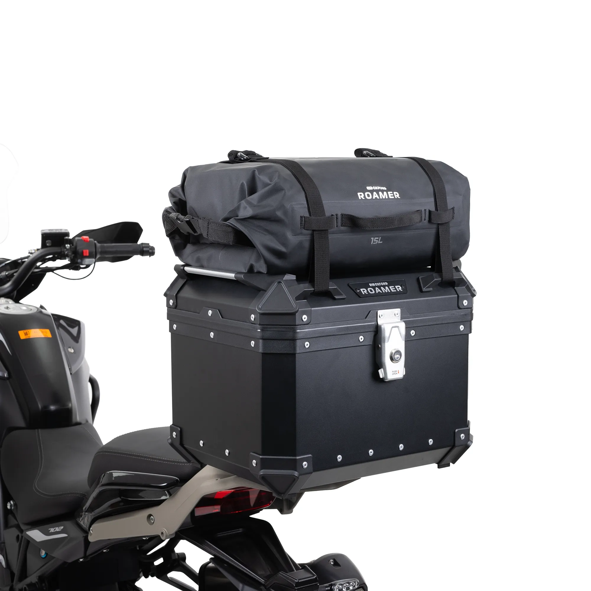 Oxford Roamer 15L Roll Bag-Black