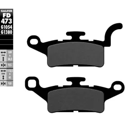 GALFER Semi-Metallic Brake Pads Yamaha HW / YW 125cc 10-17