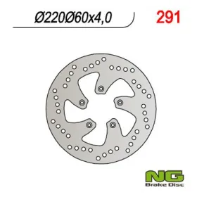 NG BRAKES Priekinis/galinis fiksuotas stabdžių diskas 220mm Aprilia / Benelli / Beta 50-250cc 97-17