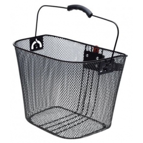 Handlebar basket with handle for bicycle 260x335x225mm