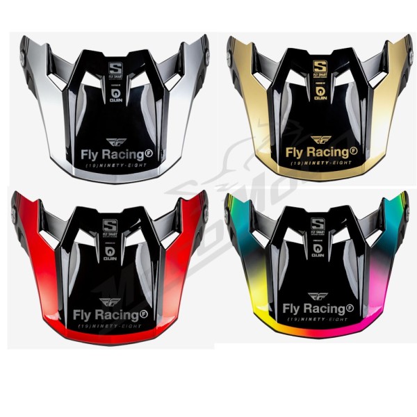FLY RACING Formula Smart Legacy Peak - Black/Electric Blue/Fuschia