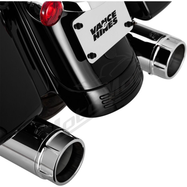 VANCE & HINES Torquer 450 Slip-On Mufflers Chrome Harley Davidson FLHR / FLHRXS / FLHTCU / FLHTKSE / FLHX / FLTRXSE 1750-1977cc 17-25