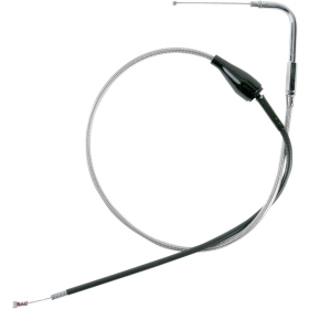 DRAG SPECIALTIES Stainless Braided Idle Cable Harley Davidson FLHR / FLHRC / FLHRCI / FLHRI / FLHRS 1340-1800cc 96-07