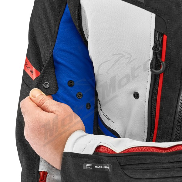 Shima DUNE MEN Textile Jacket Black/White/Blue