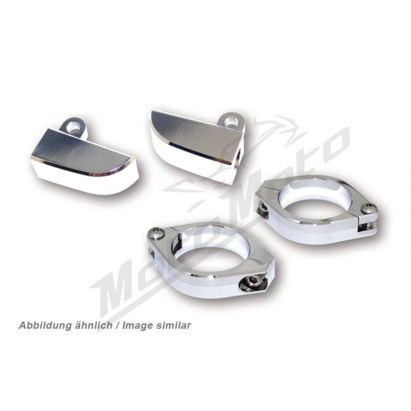 HIGHSIDER Indicator Bracket Set M8 For 42-43mm Bmw / Honda / Kawasaki / KTM / Suzuki / Triumph / Yamaha 125-1200cc 78-25