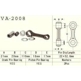 VESRAH Švaistiklis Yamaha YFM 350 Banshee 87-06