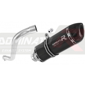 Exhaust kit Dominator HP1 BLACK BMW F650 FUNDURO