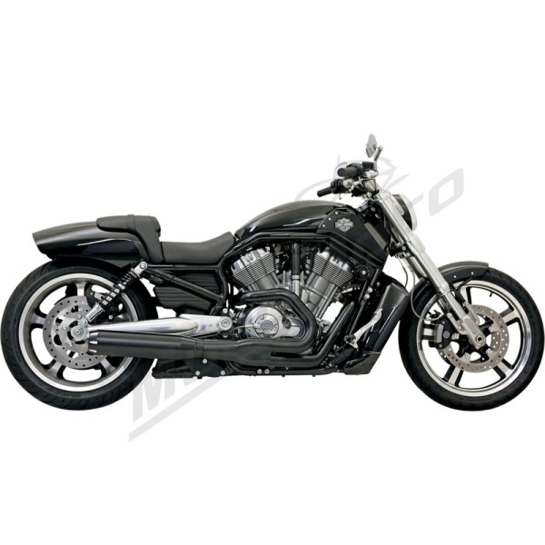BASSANI XHAUST Road Rage II B1 Power 2:1 Exhaust System Harley Davidson 1130-1250cc 2004-2017