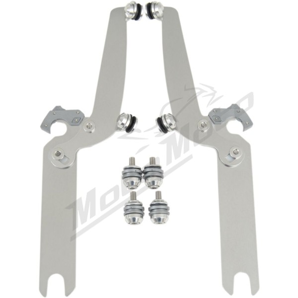 MEMPHIS SHADES HD Sportshield Trigger-Lock Complete Mount Kit Harley Davidson FLS / FLST / FLSTC / FLSTCI / FLSTF / FLSTN 1340-1800 86-17