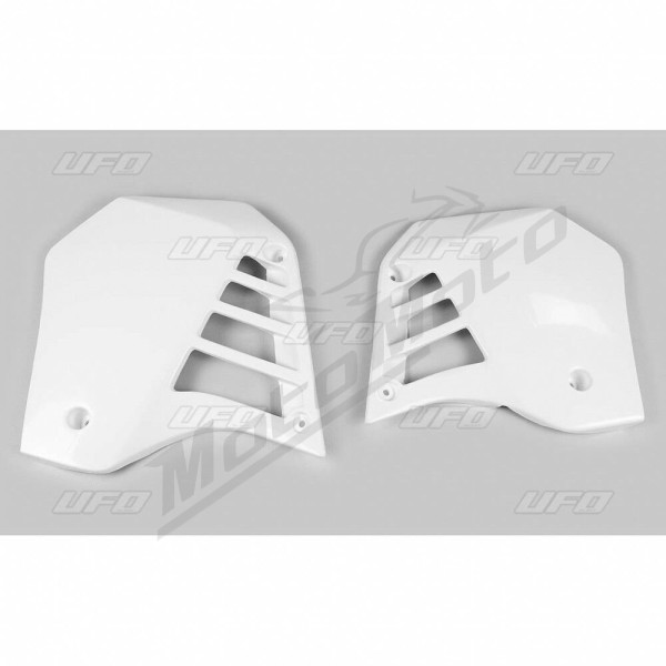 UFO White Radiator Covers For Yamaha YZ 125cc 87-88