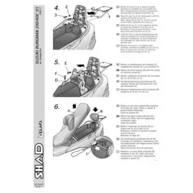 Top case holder SUZUKI BURGMAN 250-400cc BUSINESS 2001-2009