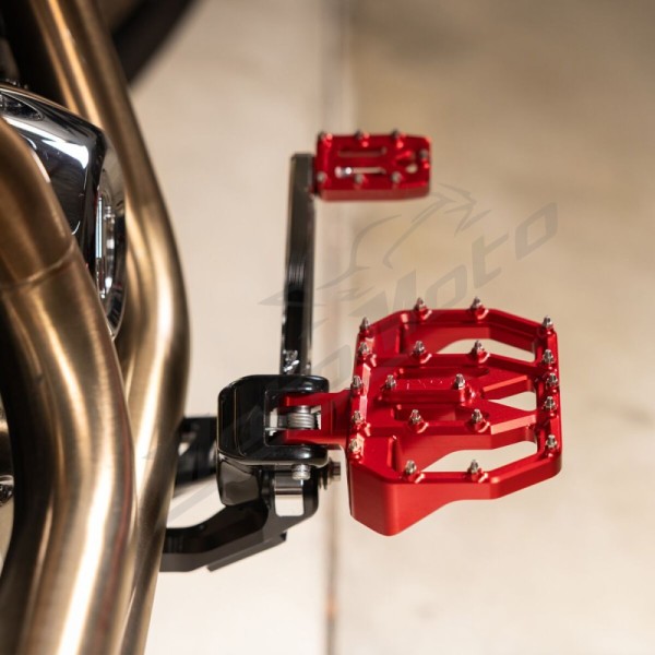 THRASHIN SUPPLY CO. Mini Aggressor Floorboards Harley Davidson FL / FLD / FLDE 1200-1977cc 72-25
