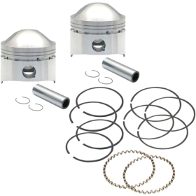S&S CYCLE Piston Kit 80" Stock Big Twin Harley Davidson E / EL / ELF / F / FL / FLB / FLE 1000-1340cc 36-84