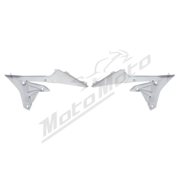 Radiator plastics white CEMOTO YAMAHA WR / YZ 250-450cc 2014-2019