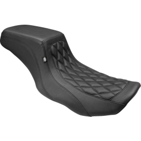 MUSTANG Double Diamond Squareback Seat Harley-Davidson FLHX / FLHXSE / FLTRX / FLTRXSE / FLTRXSTSE 1923–1977 cc 2023–2025