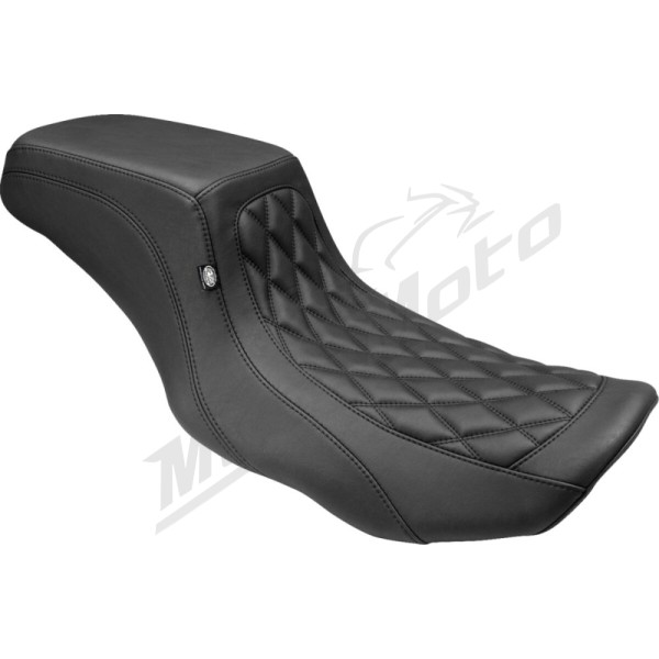 MUSTANG Double Diamond Squareback Seat Harley-Davidson FLHX / FLHXSE / FLTRX / FLTRXSE / FLTRXSTSE 1923–1977 cc 2023–2025