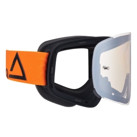 AMOQ Vision Magnetic Motocross / Snow Goggles Orange / Black (Mirrored Lens)