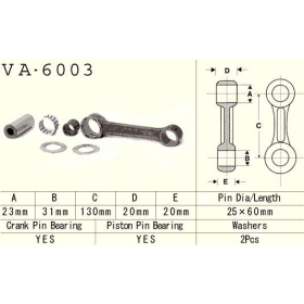 VESRAH Švaistiklis Yamaha YZ 250 83-89