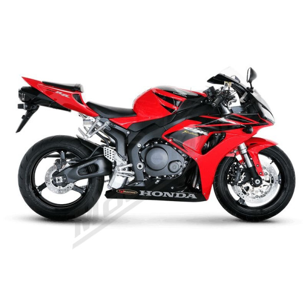 AKRAPOVIC Slip-On Anglies pluošto Duslintuvas Honda CBR 1000RR 06-07