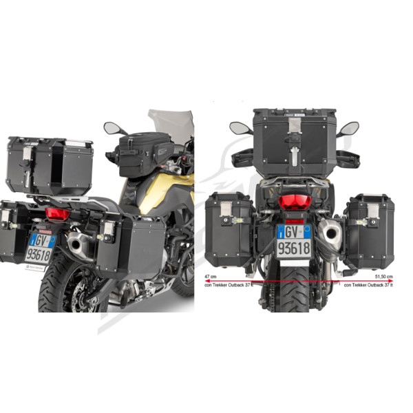 GIVI Monokey Cam Side Side bags holder BMW F750-850 GS 18-23
