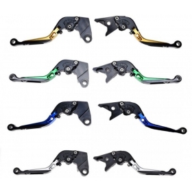 Folding lever set KAWASAKI ZX6R / ZX10R / Z / VERSYS / ZZR / ZX9R / ZX12R 00-14