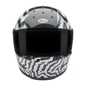 BELL Eliminator Carbon Helmet - Deathspray Gloss Black/White/Black