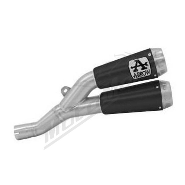 Muffler ARROW Pro-Race Nichrom-Dark Honda Honda CB1000R 2018 (Double)