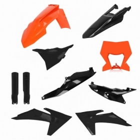 Plastics set ACERBIS KTM EXC / EXCF / XC 150-450cc 2024 Orange / Black