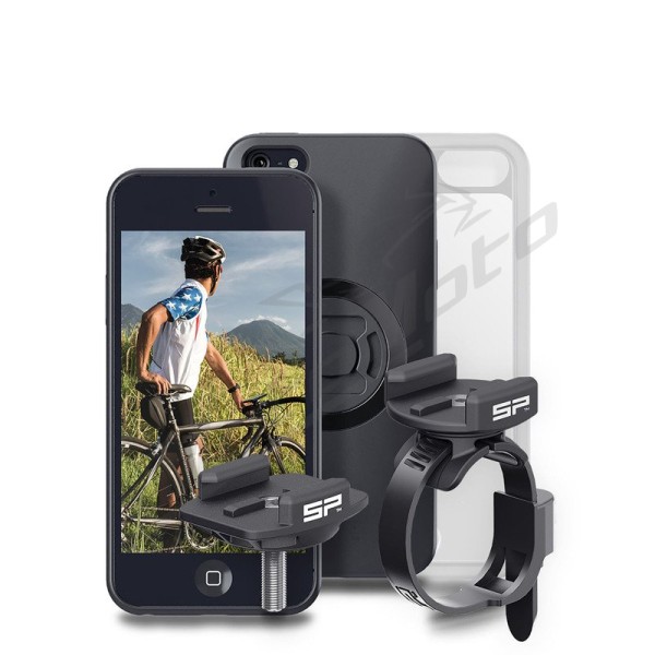 SP-CONNECT Bike Bundle fixed on Handlebar or Stem iPhone