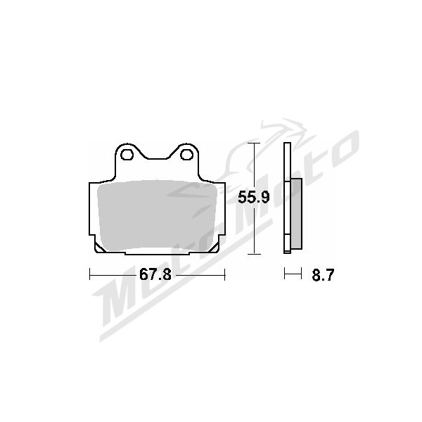 SBS KH104 Brake Pads Yamaha FZ / FZR / FZS / RD / SRX / TDR / TZR / XJ 80-600cc 84-03