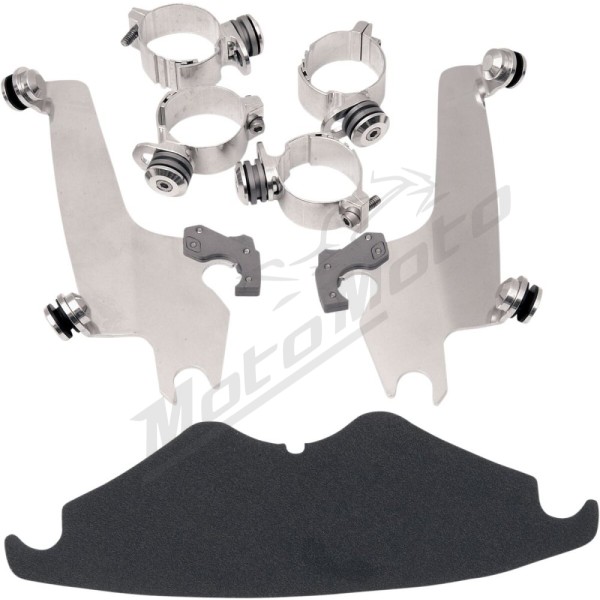 MEMPHIS SHADES HD Sportshield Trigger-Lock Complete Mount Kit Harley Davidson VRSCA / VRSCAW / VRSCB 1130-1250 02-11