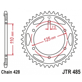 Rear sprocket JTR485