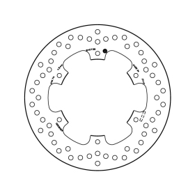 Brembo Serie Oro galinis stabdžių diskas Yamaha DT / TDR / TT / WR / YZ