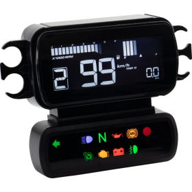 KOSO NORTH AMERICA D2 LCD Multifunction Meter Harley Davidson FXBB / FXBBS / FXBR / FXLRST 1750-1923cc 18-25