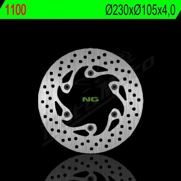 NG Front Brake Disc 230X105X4,0mm Aprilia / Malaguti 50-200cc 87-06