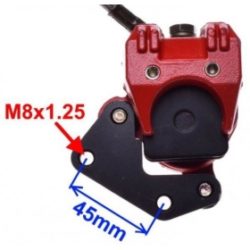 Rear brake caliper with brake master cylinder ROMET CRS 50-125cc