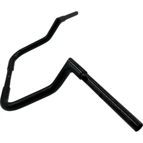FAT BAGGERS INC. 1-1/4" EZ Install Flat Top Handlebar Black 32mm 91,5cm (28cm)