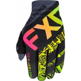 FXR Slip-On Lite MX Gear Youth Motocross textile gloves