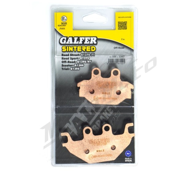 GALFER HH Sintered Brake Pads Can Am / Kawasaki / Kymco / SYM 200-500cc 99-25