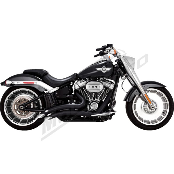 VANCE & HINES Big Radius Exhaust System Black Harley Davidson FXBRS / FLFBS / FLFB / FXDRS 1750-1868cc 18-24