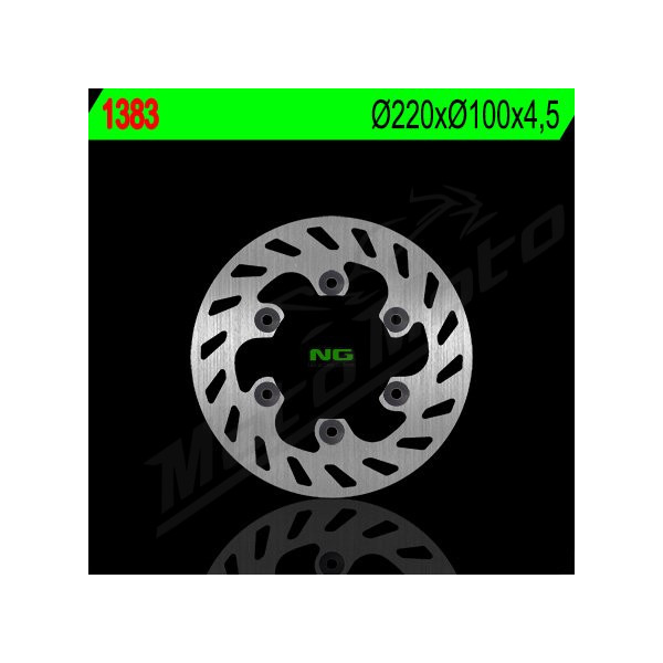 NG Galinis fiksuotas stabdžių diskas 220x100x4.5mm Kawasaki KLX 300cc 97-07