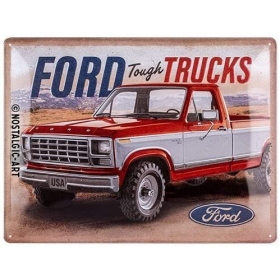 Metal tin sign FORD TOUGH TRUCKS 30x40