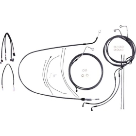 MAGNUM SHIELDING Karbon Fiber Handlebar Installation Kit 38/43cm Harley Davidson FLHT / FLH / FLHX / FLHXS 1750/1977 21-24